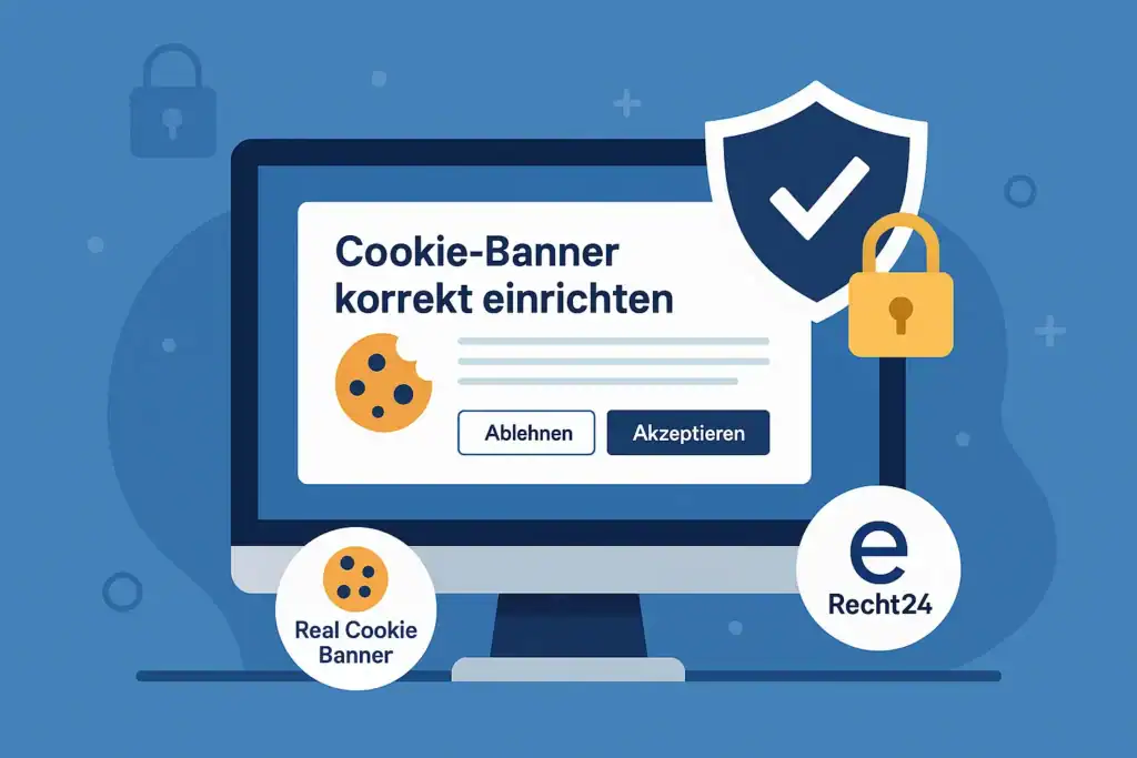 Cookie-Banner korrekt einrichten mit Real Cookie Banner und eRecht24