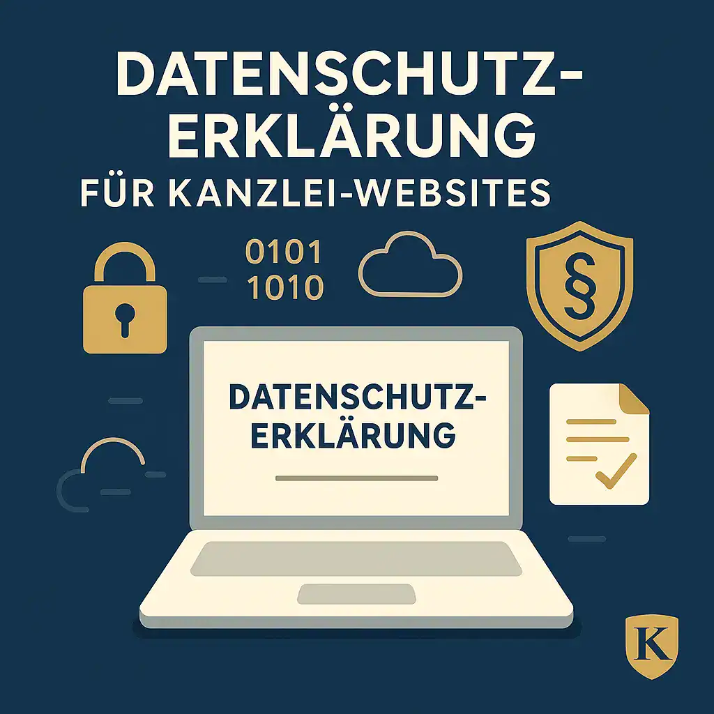 Datenschutzerklärung für Kanzlei-Websites nach DSGVO