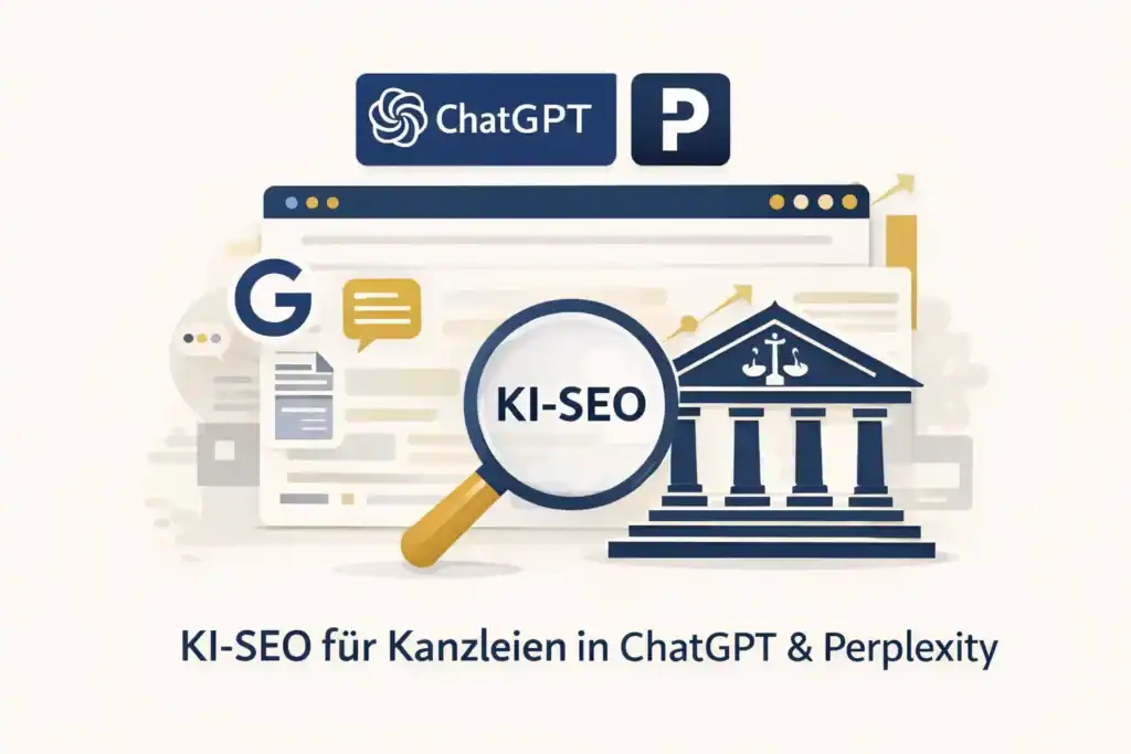 KI-SEO für Kanzleien – Sichtbarkeit in ChatGPT und Perplexity